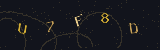 Five character security code shown as an image