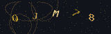 Five character security code shown as an image